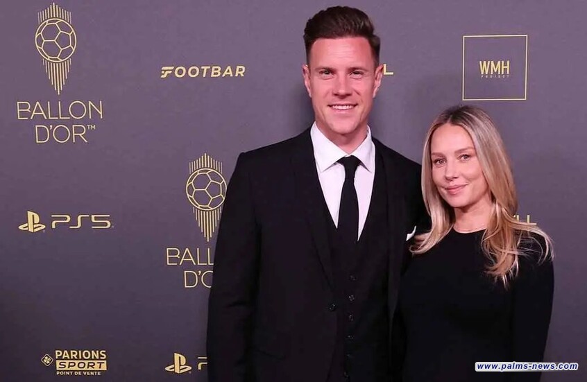 حارس مرمى برشلونة ينفصل عن زوجته بفضيحة صادمة